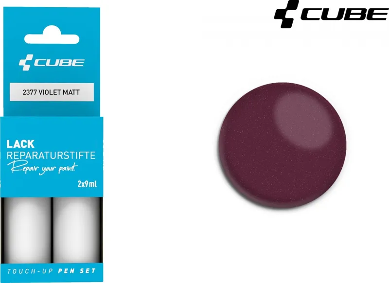 Cube Touch Up Paint Pen Set Violet Matt 2377 30ml